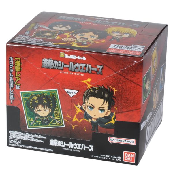 Attack On Titan Deformer Seal Wafer 1-Whole Box (20packs)-Bandai-Ace Cards &amp; Collectibles