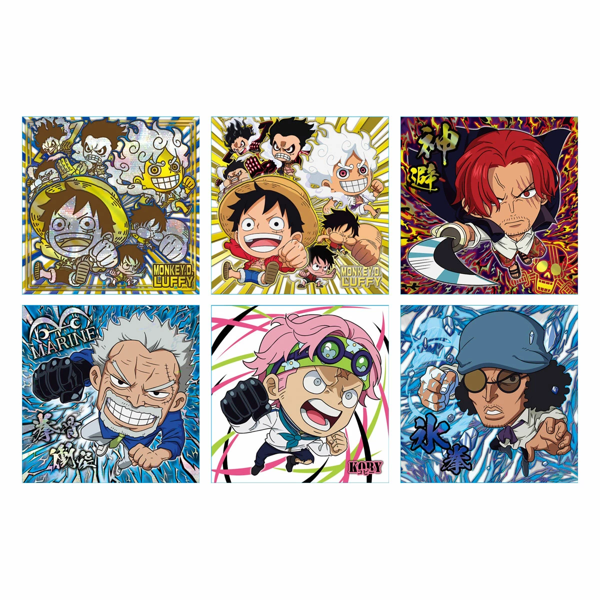 Bandai Candy Niformation One Piece Pirate Stickers Log.10-Single Pack (Random)-Bandai-Ace Cards & Collectibles