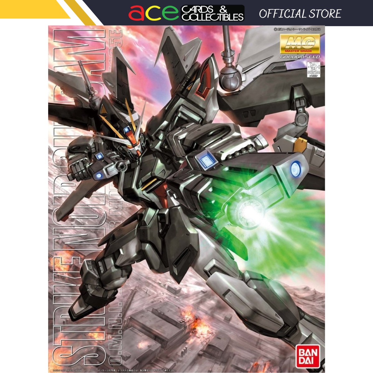 Bandai MG 1/100 Strike Noir Gundam-Bandai-Ace Cards &amp; Collectibles