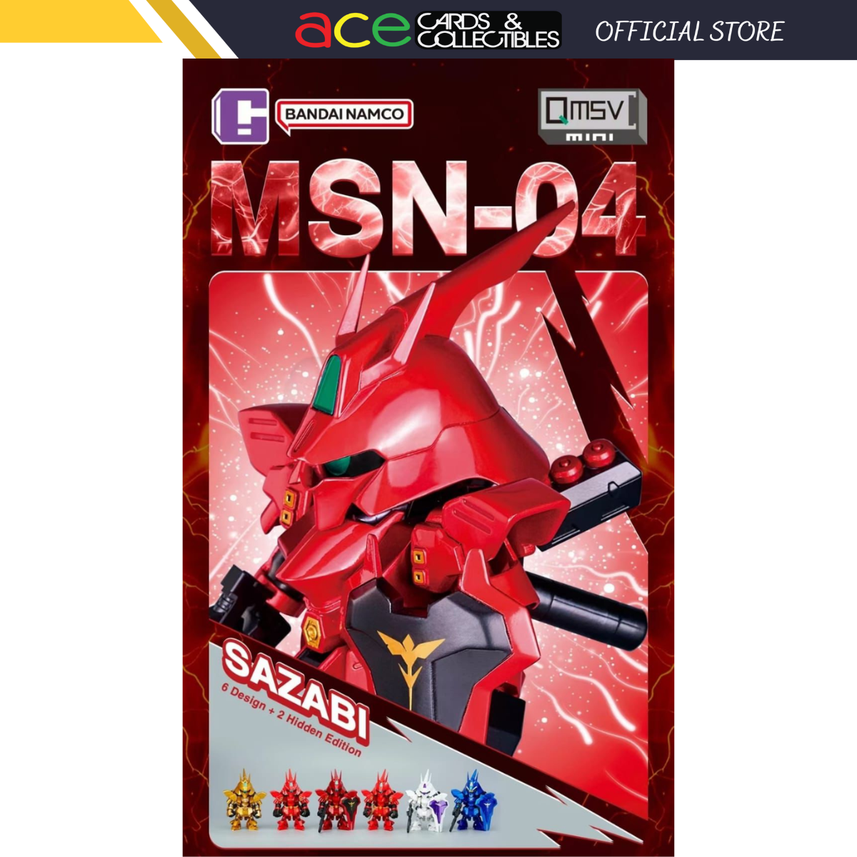 Bandai QMSV Mini - MSN-04 Sazabi Series Blind Box-Single Box (Random)-Bandai-Ace Cards &amp; Collectibles