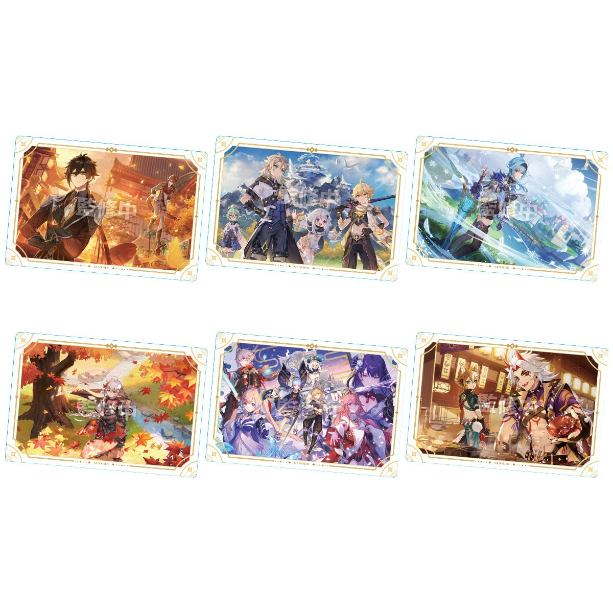 Bandai x Genshin Impact Wafer Vol.2-Single Pack (Random)-Bandai-Ace Cards & Collectibles