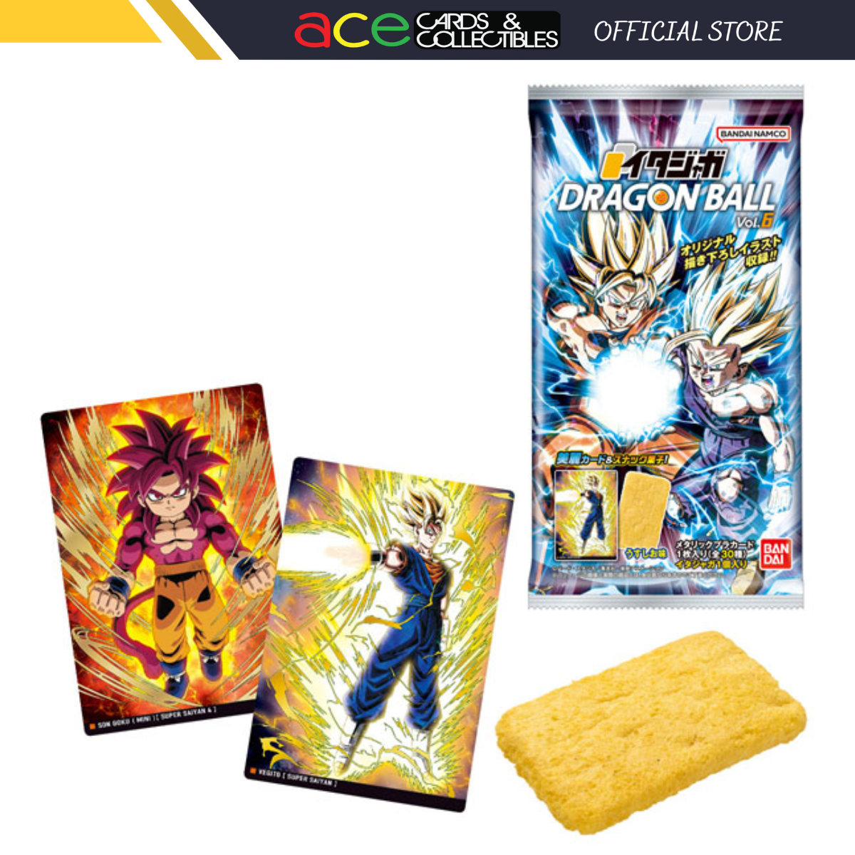 Bandai x Itajaga Dragon Ball Card Vol.6 Wafer-Single Pack (Random)-Bandai-Ace Cards & Collectibles