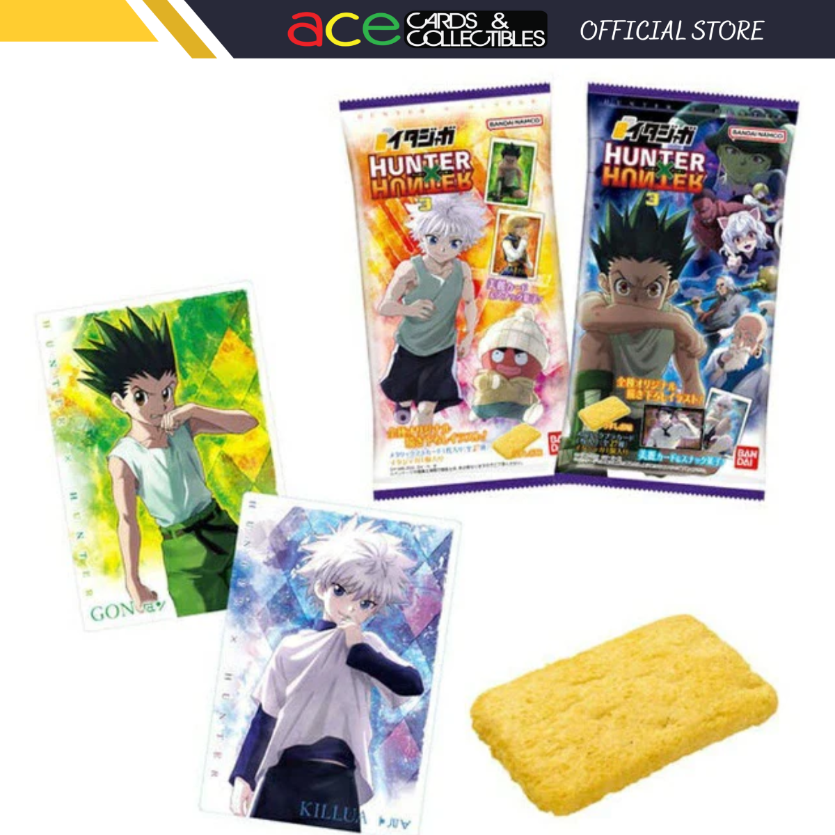 Bandai x Itajaga Hunter x Hunter 3 (Wafer)-Single Pack (Random)-Bandai-Ace Cards & Collectibles