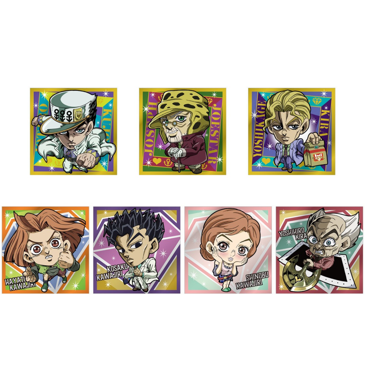 Bandai x Jojo Bizarre Adventure Deformer Seal Wafers Diamond Is Unbreakable Act 2 (Wafer)-Single Pack (Random)-Bandai-Ace Cards &amp; Collectibles