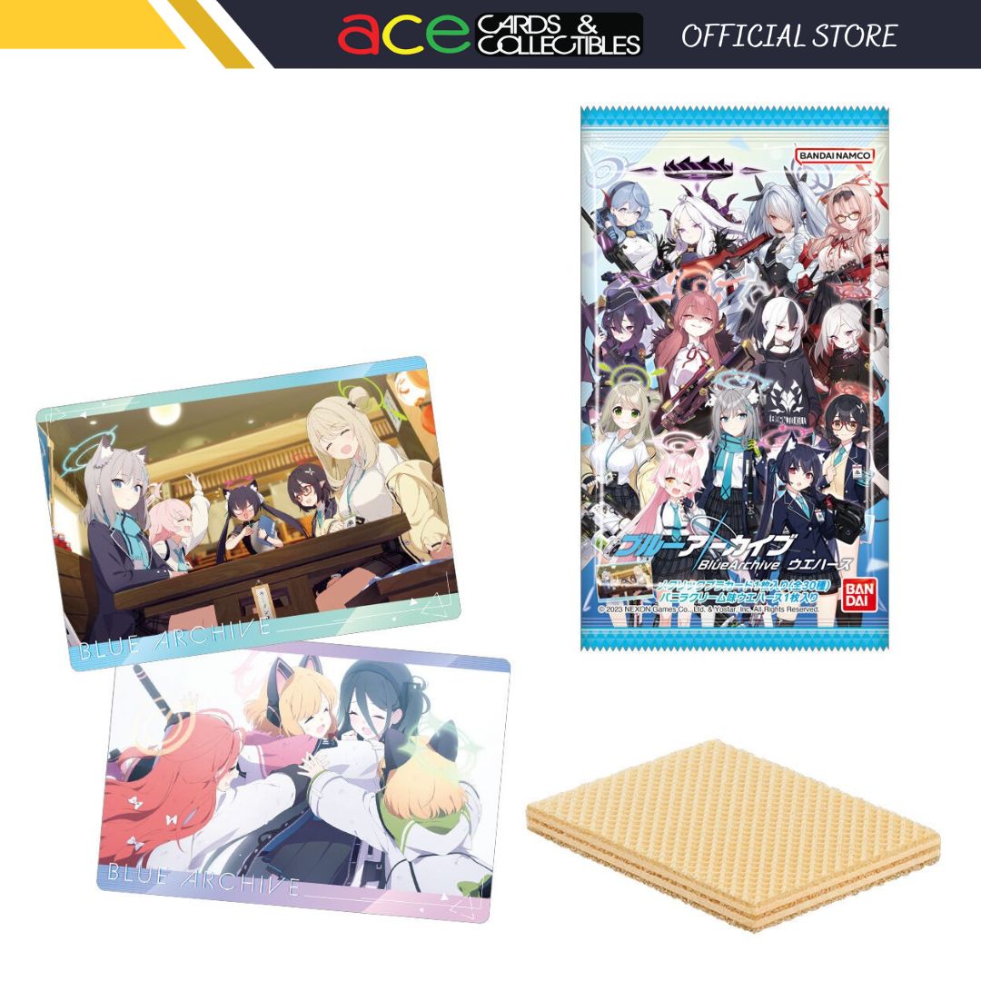 Blue Archive Card Collection Wafer-Single Pack (Random)-Bandai-Ace Cards & Collectibles