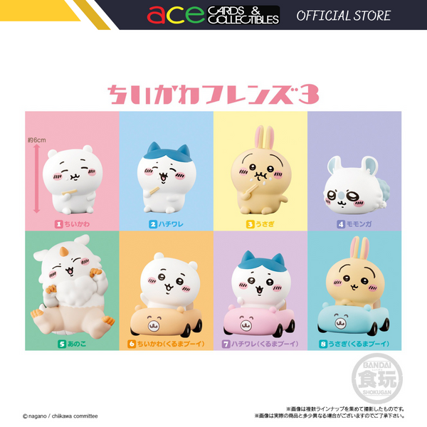 Chiikawa Friends Figure 3 - Ace Cards Sdn Bhd