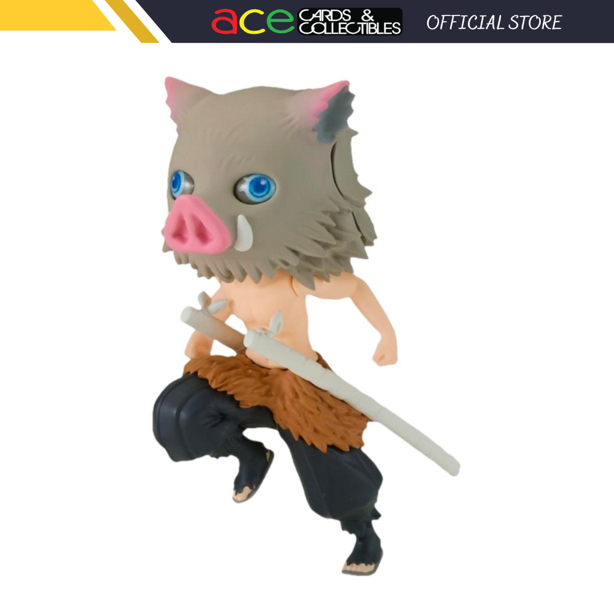 Demon Slayer: Kimetsu no Yaiba Q Posket Petit Vol. 6 "Inosuke Hashibira"-Bandai-Ace Cards & Collectibles