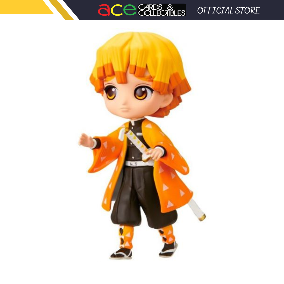 Demon Slayer: Kimetsu no Yaiba Q Posket Petit Vol. 6 &quot;Zenitsu Agatsuma&quot;-Bandai-Ace Cards &amp; Collectibles