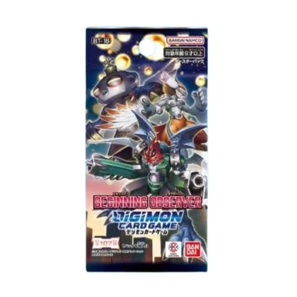 Digimon Card Game &quot;Beginning Observer&quot; Ver.16 Booster [BT-16] (Japanese)-Single Pack (Random)-Bandai-Ace Cards &amp; Collectibles