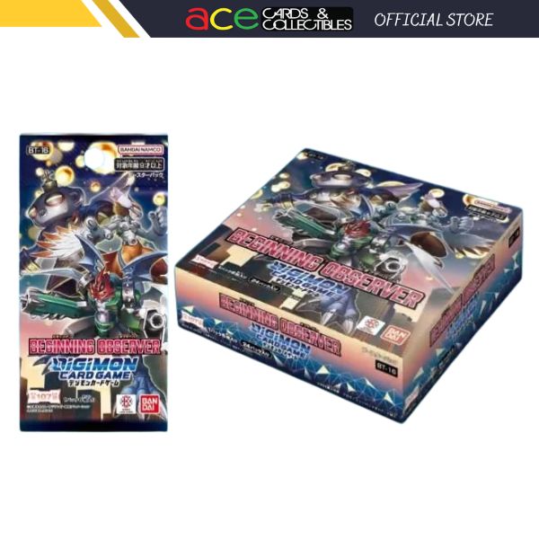 Digimon Card Game &quot;Beginning Observer&quot; Ver.16 Booster [BT-16] (Japanese)-Single Pack (Random)-Bandai-Ace Cards &amp; Collectibles