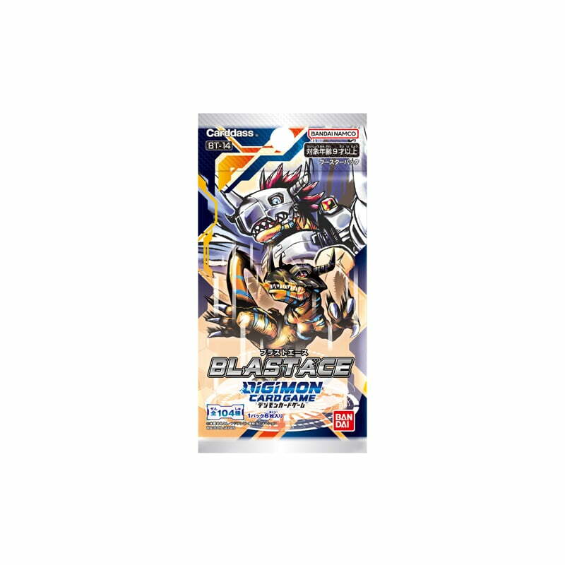 Digimon Card Game &quot;Blast Ace&quot; Ver.14 Booster [BT-14] (Japanese)-Single Pack (Random)-Bandai-Ace Cards &amp; Collectibles
