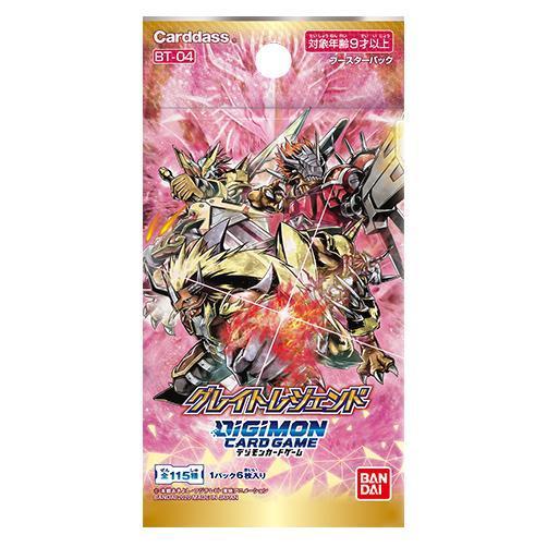 Digimon Card Game Booster Pack- BT01 / BT02 / BT03 / BT04 / BT05 / BT06 / BT07 / BT08 / BT09 / BT10/ BT11/ BT12/ BT13/ BT14/BT15/BT16/BT17 (Japanese)-Booster Pack BT-04-Bandai-Ace Cards &amp; Collectibles