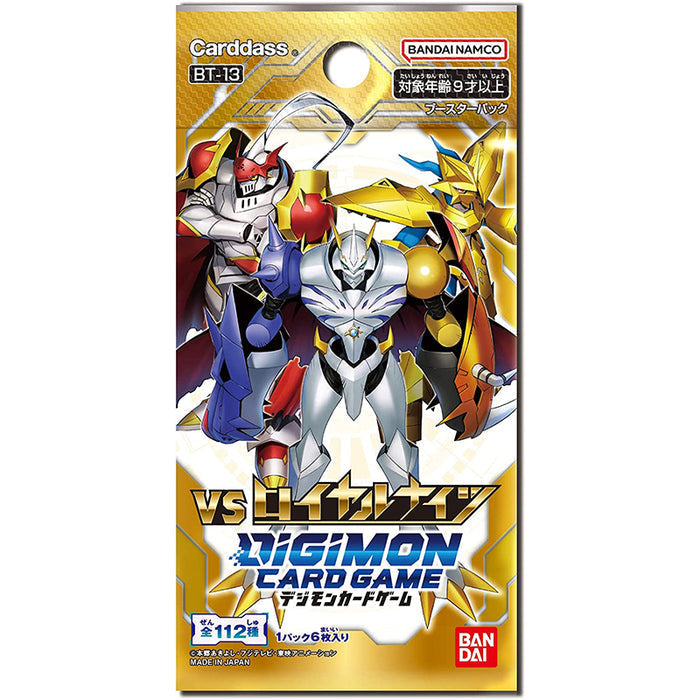 Digimon Card Game Booster Pack- BT01 / BT02 / BT03 / BT04 / BT05 / BT06 / BT07 / BT08 / BT09 / BT10/ BT11/ BT12/ BT13/ BT14/BT15/BT16/BT17 (Japanese)-Booster Pack BT-13-Bandai-Ace Cards &amp; Collectibles