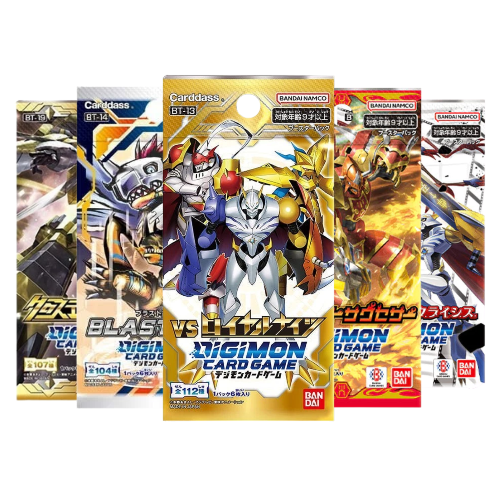 Digimon Card Game Booster Pack- BT01 / BT02 / BT03 / BT04 / BT05 / BT06 / BT07 / BT08 / BT09 / BT10/ BT11/ BT12/ BT13/ BT14/BT15/BT16/BT17/BT18 (Japanese)-Booster Pack BT-01-Bandai-Ace Cards & Collectibles