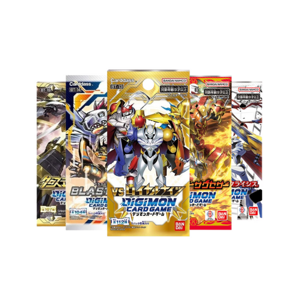 Digimon Card Game Booster Pack- BT01 / BT02 / BT03 / BT04 / BT05 / BT06 / BT07 / BT08 / BT09 / BT10/ BT11/ BT12/ BT13/ BT14/BT15/BT16/BT17/BT18 (Japanese)-Booster Pack BT-01-Bandai-Ace Cards & Collectibles