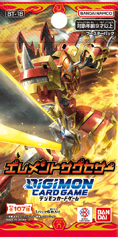 Digimon Card Game Booster Pack- BT01 / BT02 / BT03 / BT04 / BT05 / BT06 / BT07 / BT08 / BT09 / BT10/ BT11/ BT12/ BT13/ BT14/BT15/BT16/BT17/BT18 (Japanese)-Booster Pack- BT18-Bandai-Ace Cards & Collectibles