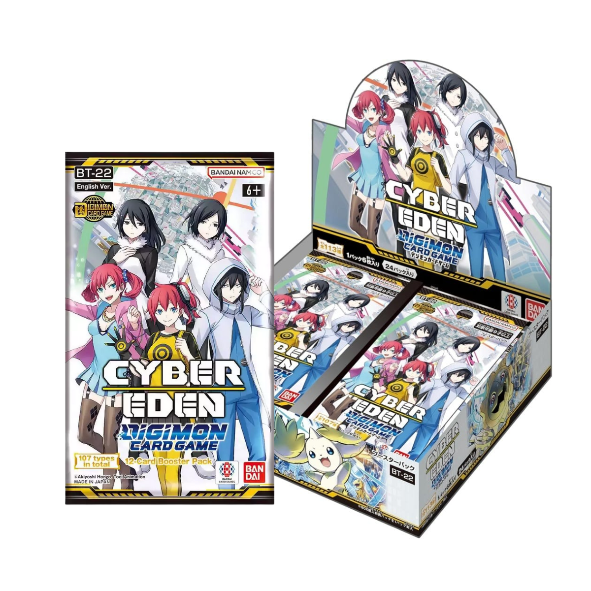 Digimon Card Game "Cyber Eden" Ver.22 Booster [BT-22] (Japanese)-Single Pack-Bandai-Ace Cards & Collectibles