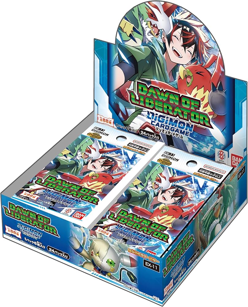 Digimon Card Game "Dawn Of Liberator" Extra Booster [EX-11] (Japanese)-Booster Box (24pcs)-Bandai-Ace Cards & Collectibles