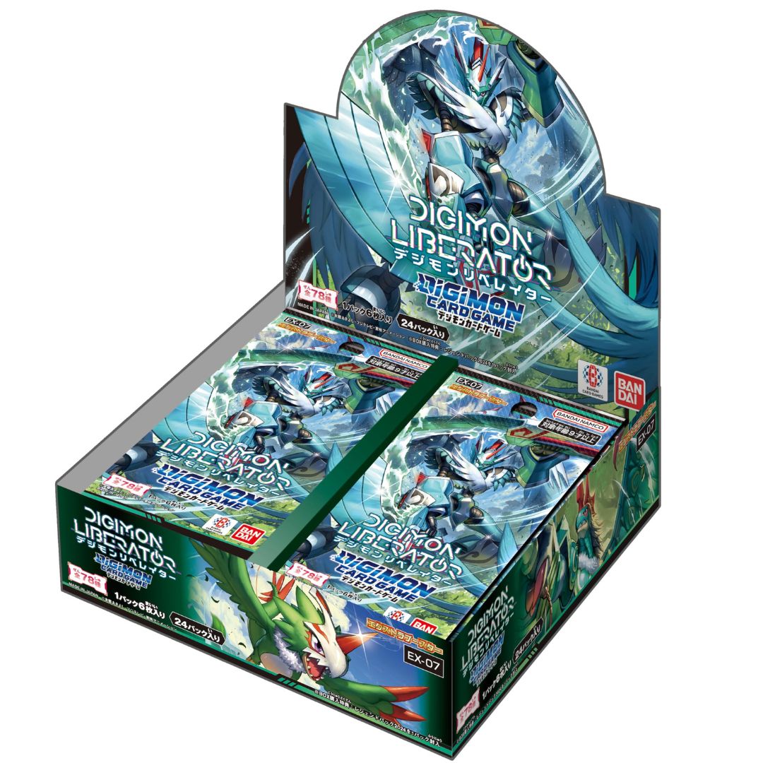 Digimon Card Game Theme Booster Box- EX01 / EX02 / EX03 / EX04/ EX06/ EX07 (Japanese)-Booster Box EX-07-Bandai-Ace Cards &amp; Collectibles