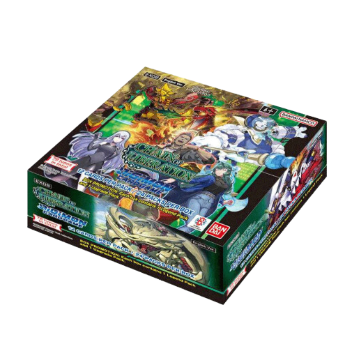 Digimon Card Game Theme Booster Box- EX03 / EX04/ EX06/ EX07 / EX08 (Japanese)-Booster Box EX-08-Bandai-Ace Cards &amp; Collectibles