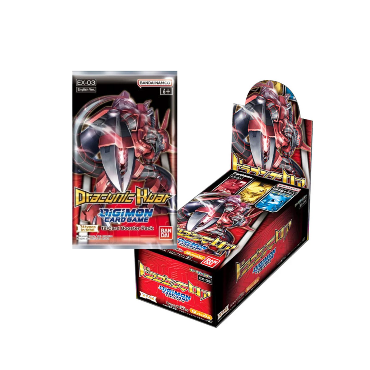 Digimon Card Game Theme Booster "Dragons Roar" [EX-03] (Japanese)-Single Pack (Random)-Bandai-Ace Cards & Collectibles