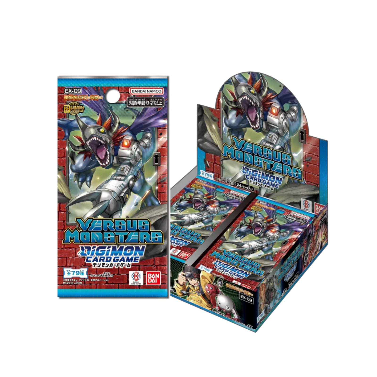 Digimon Card Game Theme Booster "Versus Monsters" [EX-09] (Japanese)-Single Pack (Random)-Bandai-Ace Cards & Collectibles