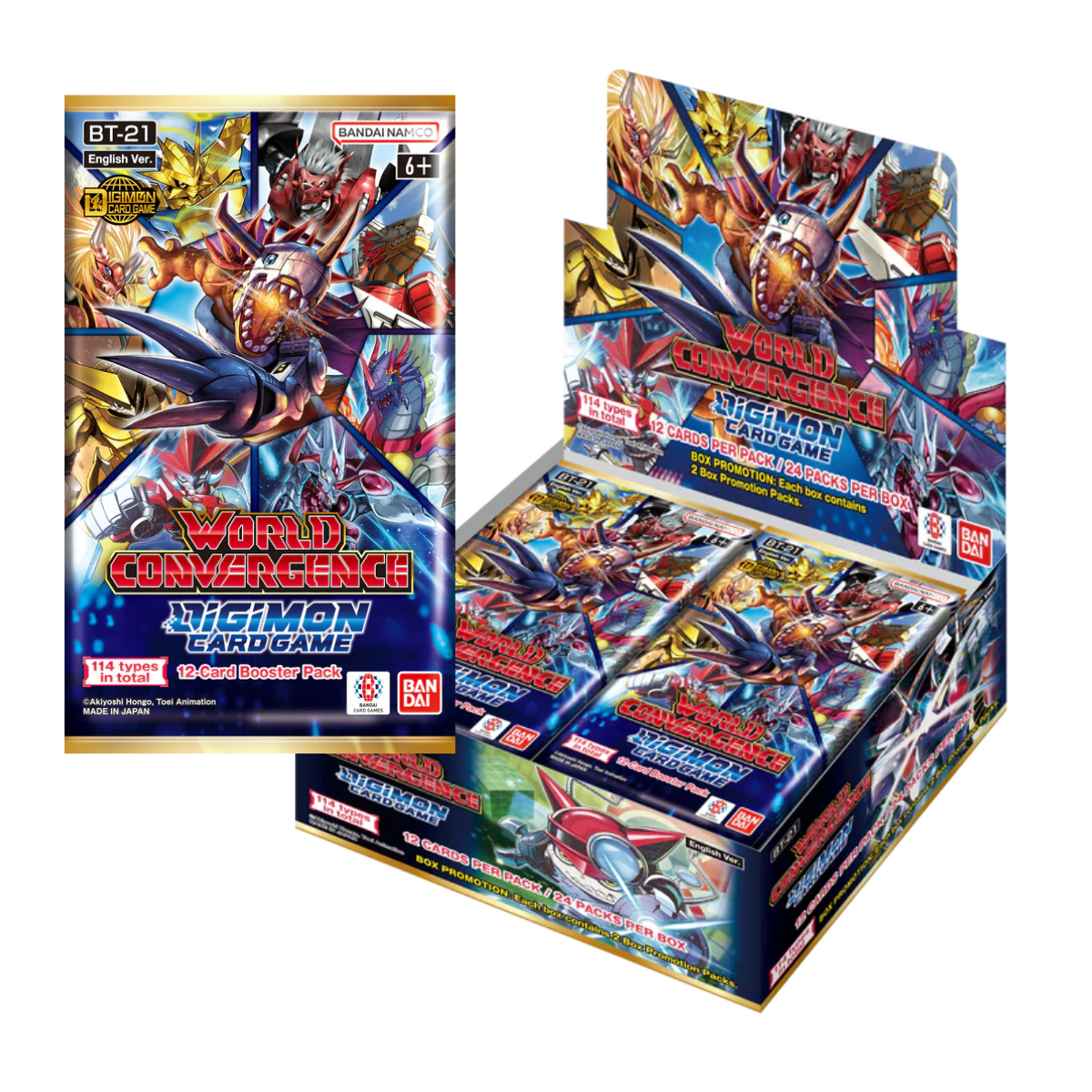 Digimon Card Game "World Convergience" Ver.21 Booster [BT-21] (Japanese)-Single Pack-Bandai-Ace Cards & Collectibles