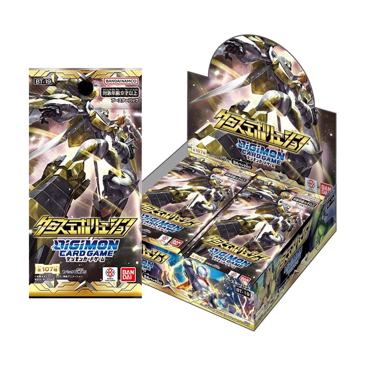 Digimon Card Game &quot;Xros Evolution&quot; Ver.19 Booster [BT-19] (Japanese)-Single Pack (Random)-Bandai-Ace Cards &amp; Collectibles