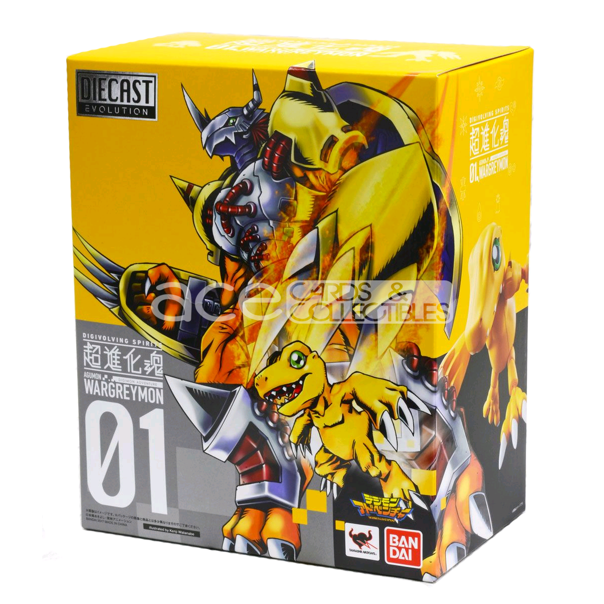 Digimon Digivolving Spirits 01 -Wargreymon- (Japan Ver.)-Bandai-Ace Cards &amp; Collectibles