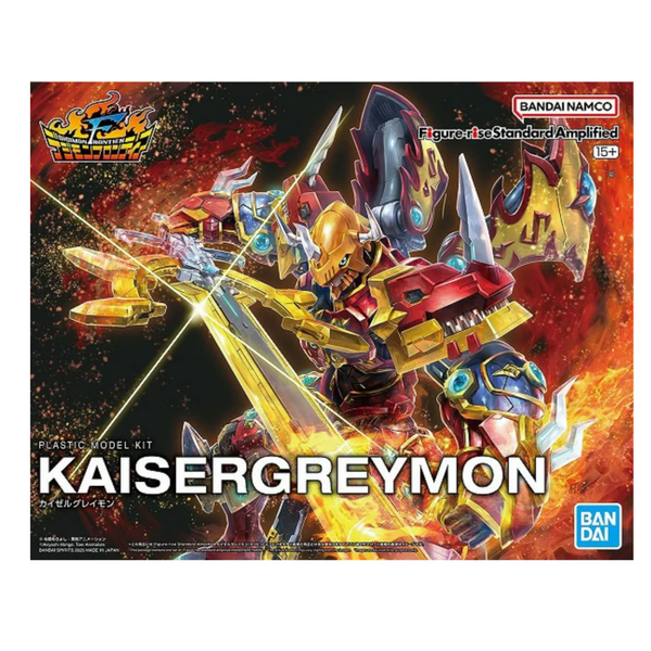 Digimon Figure-Rise Standard Amplified "Kaisergreymon"-Bandai-Ace Cards & Collectibles