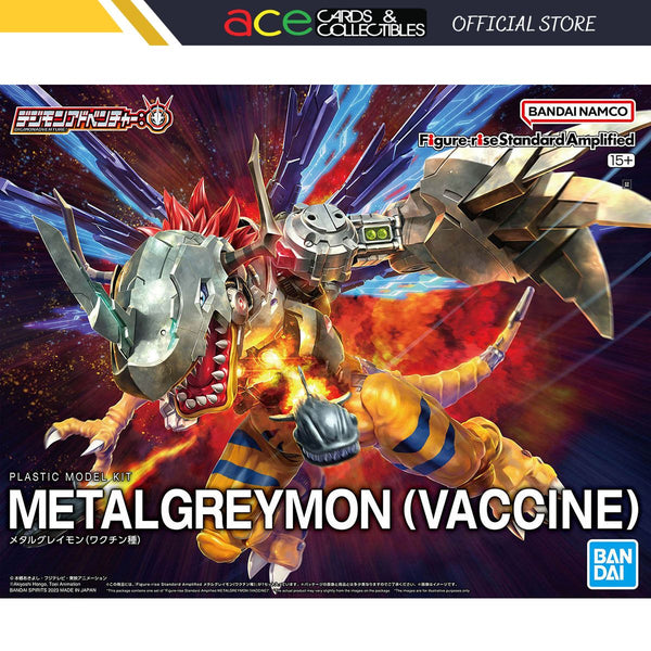 Digimon Figure Rise Standard Amplified Metalgreymon (Vaccine)-Bandai-Ace Cards & Collectibles
