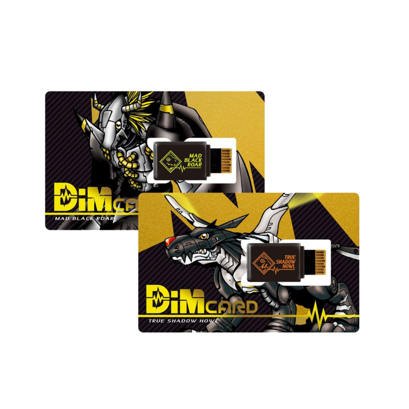 Digimon Vital Breath Digital Monster -Dim Card Set Vol. 0.5 Mad Black Roar & True Shadow Howl-Bandai-Ace Cards & Collectibles