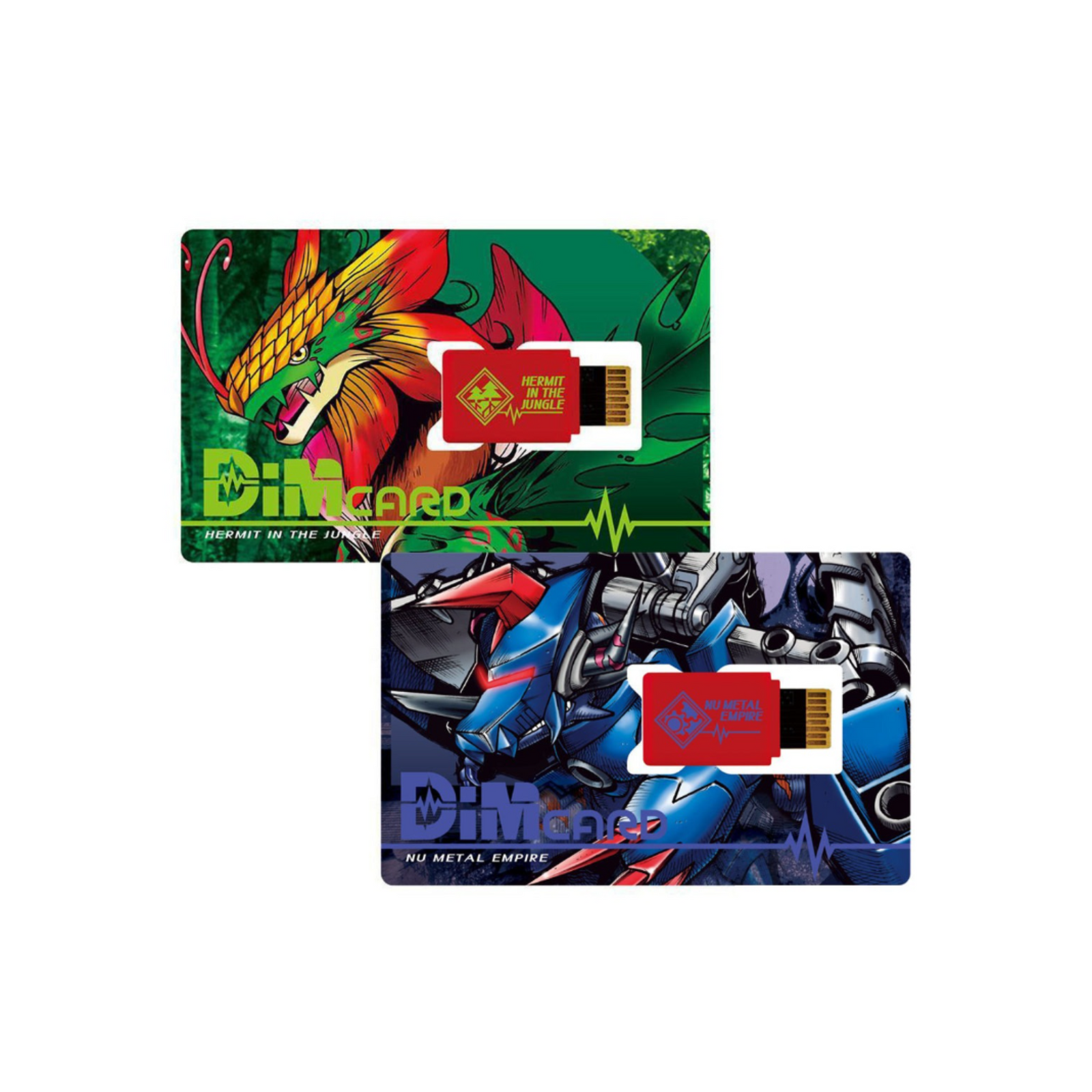 Digimon Vital Breath Digital Monster -Dim Card Set Vol.3 Hermit In The Jungle & Nu Metal Empire-Bandai-Ace Cards & Collectibles