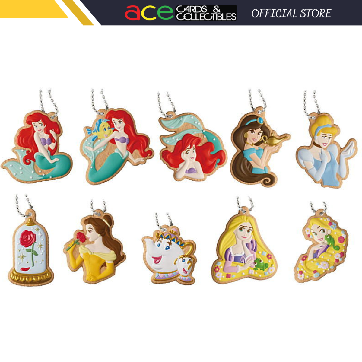 Disney Princess Cookie Charmcot-Single Pack (Random)-Bandai-Ace Cards & Collectibles