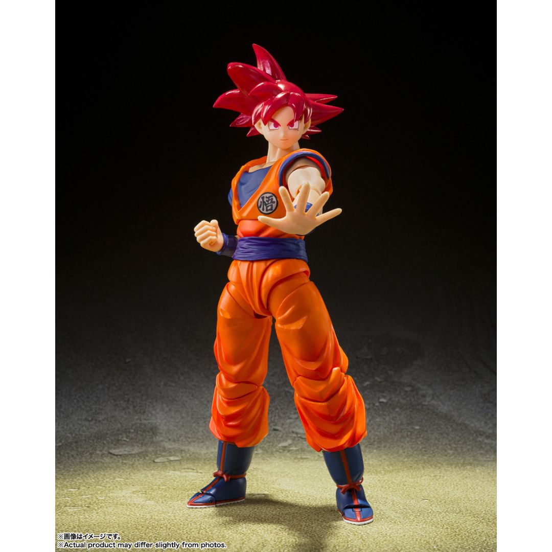 Dragon Ball S.H.Figuarts Super Saiyan God "Son Goku" God Of Virute-Bandai-Ace Cards & Collectibles