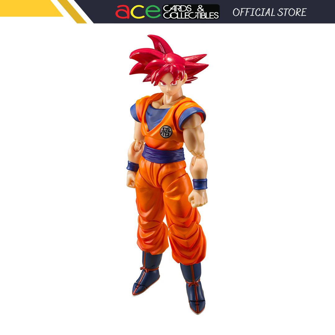 Dragon Ball S.H.Figuarts Super Saiyan God "Son Goku" God Of Virute-Bandai-Ace Cards & Collectibles