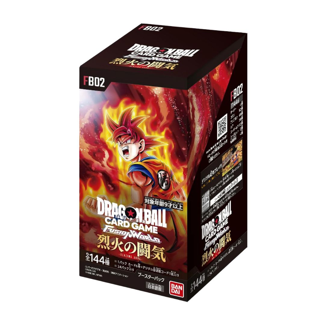 Dragon Ball Super TCG: Fusion World Blazing Aura [FB-02] (Japanese)-Booster Box (24packs)-Bandai-Ace Cards &amp; Collectibles
