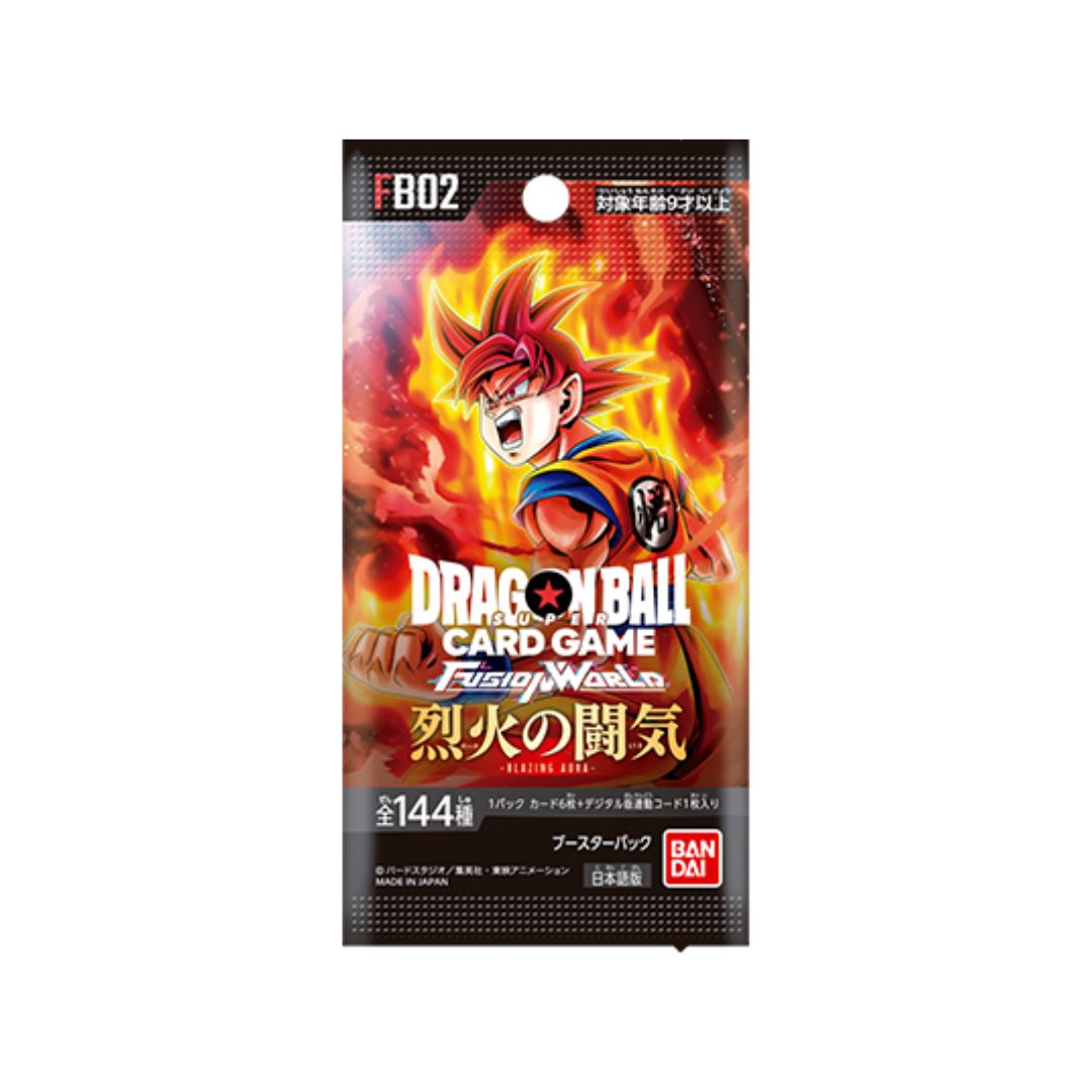 Dragon Ball Super TCG: Fusion World Blazing Aura [FB-02] (Japanese)-Single Pack (Random)-Bandai-Ace Cards &amp; Collectibles