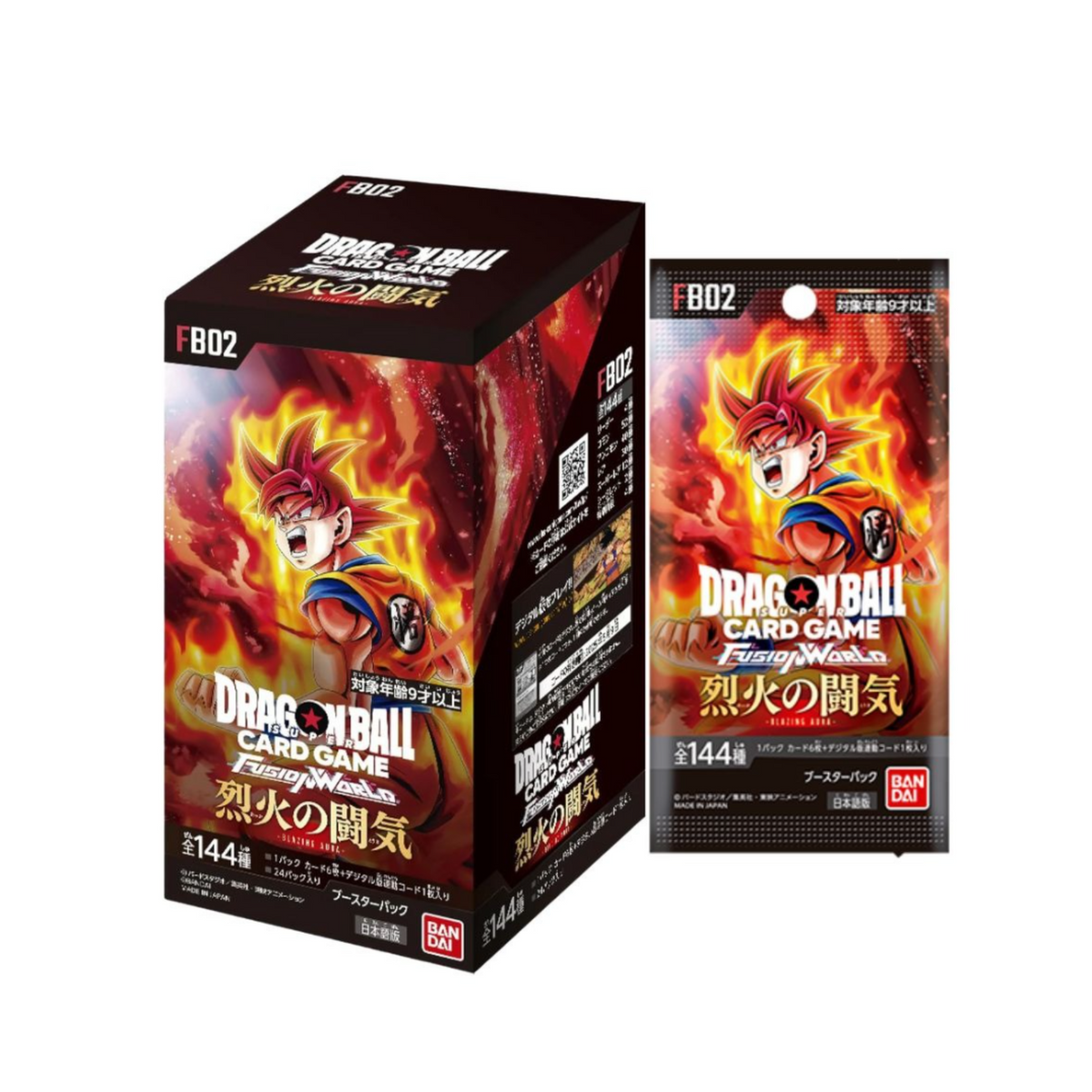 Dragon Ball Super TCG: Fusion World Blazing Aura [FB-02] (Japanese)-Single Pack (Random)-Bandai-Ace Cards & Collectibles
