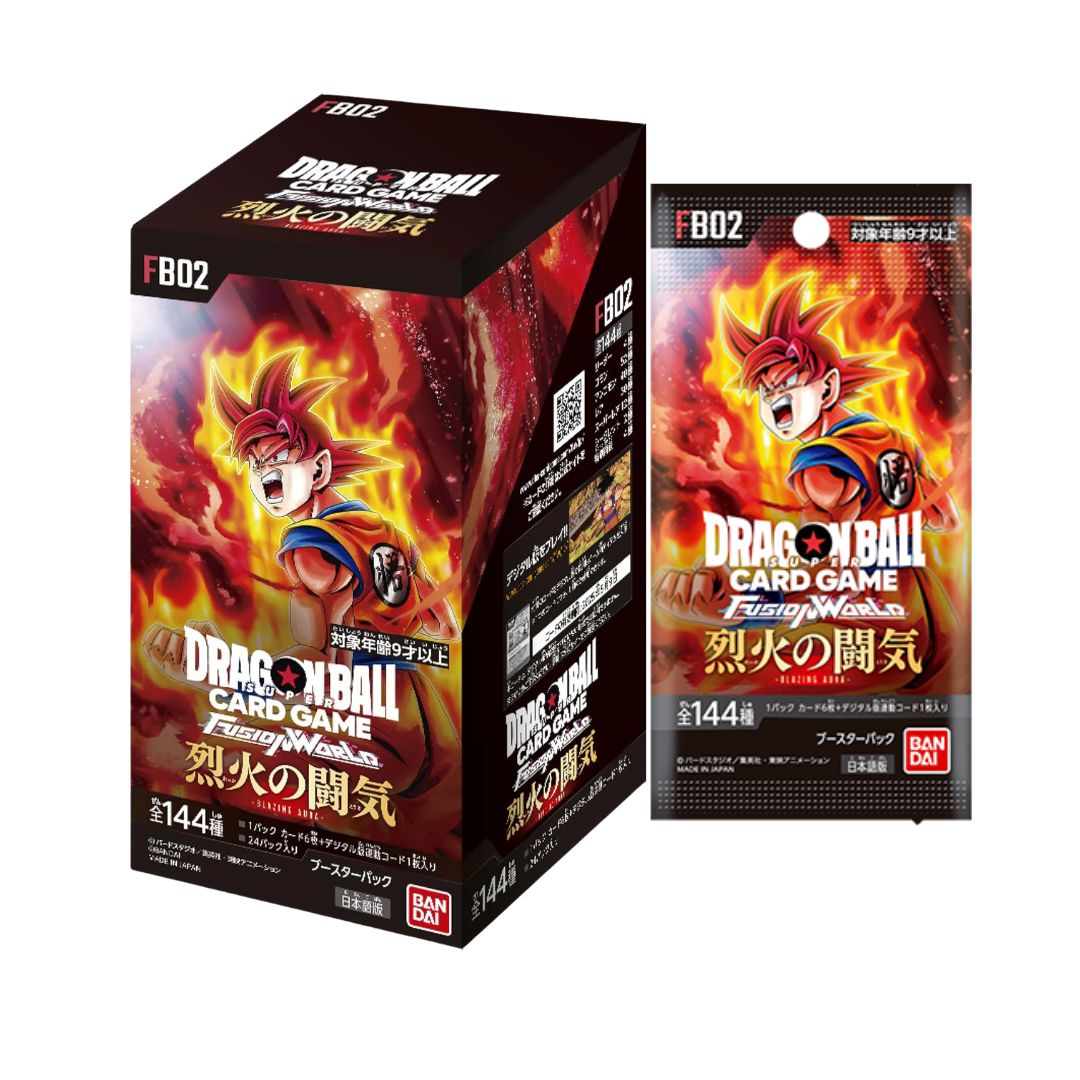 Dragon Ball Super TCG: Fusion World Blazing Aura [FB-02] (Japanese)-Single Pack (Random)-Bandai-Ace Cards & Collectibles