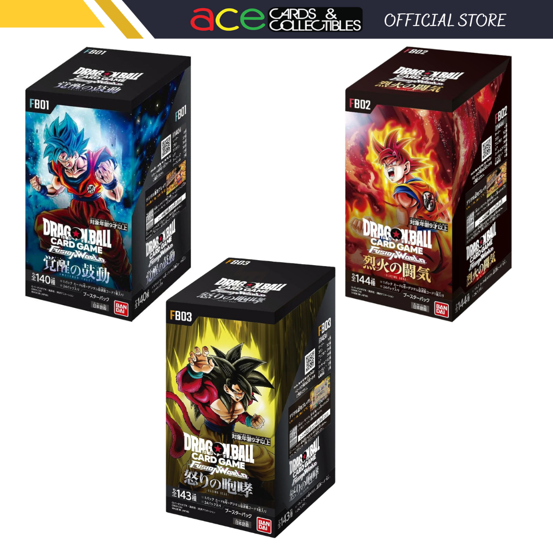 Dragon Ball Super TCG: Fusion World FB-01/FB-02/FB-03 Booster Box (Japanese)-FB01 Booster Box-Bandai-Ace Cards &amp; Collectibles