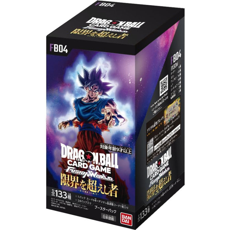 Dragon Ball Super TCG: Fusion World FB-01/FB-02/FB-03/FB-04 Booster Box (Japanese)-FB04 Booster Box-Bandai-Ace Cards &amp; Collectibles