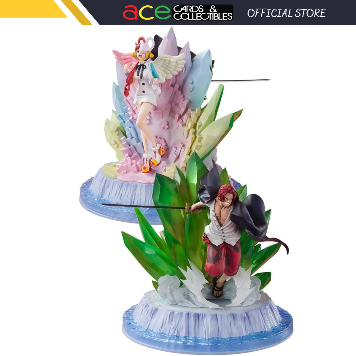 Figuarts Zero Extra Battle "Shanks and Uta" (One Piece Film Red Ver.)-Bandai-Ace Cards & Collectibles