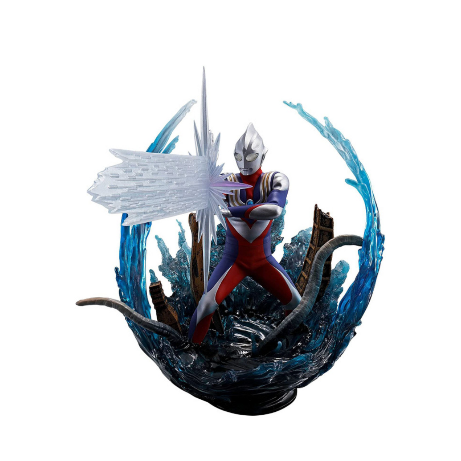 Figuarts Zero [Extra Battle] Ultraman Tiga Multi Type (Completed)-Bandai-Ace Cards & Collectibles