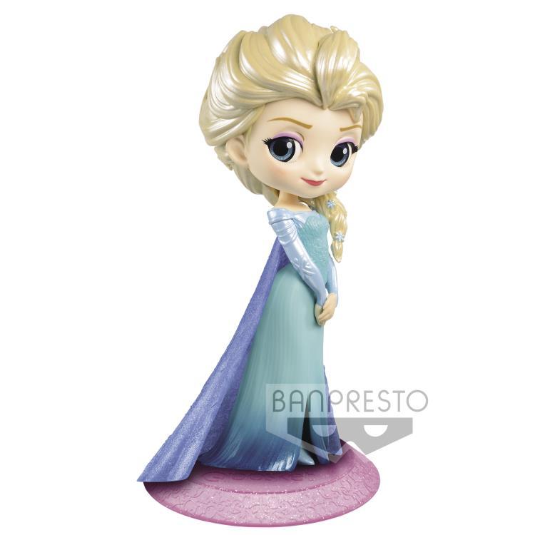 Frozen Q Posket &quot;Elsa&quot; (Glitter Line Ver.)-Bandai-Ace Cards &amp; Collectibles