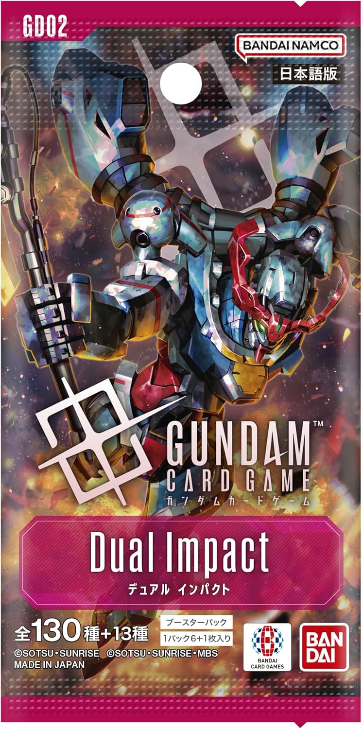 Gundam Card Game Booster GD-02 "Dual Impact" (Japanese Ver.)-Single Pack (Random)-Bandai-Ace Cards & Collectibles