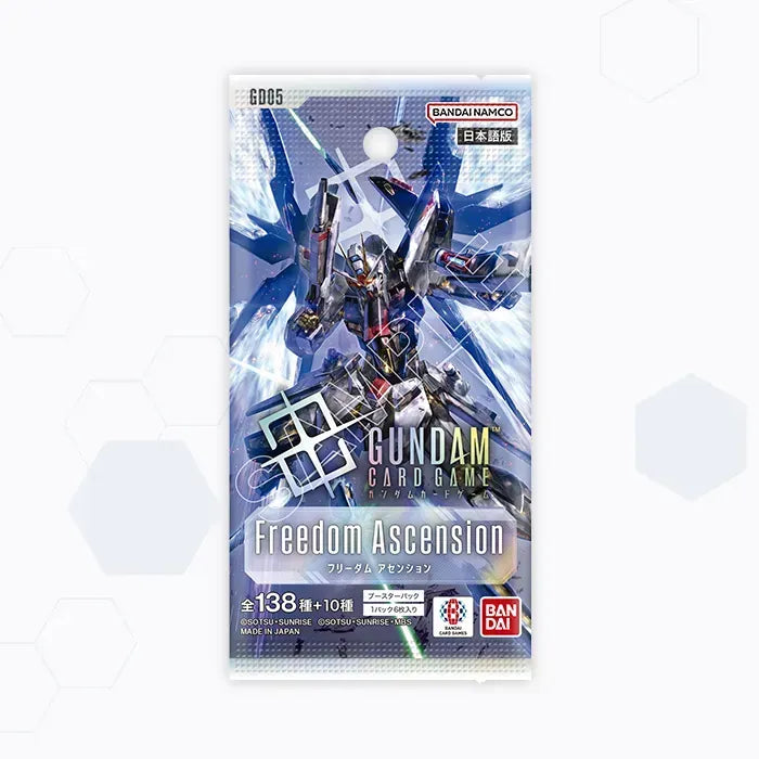Gundam Card Game Booster GD-05 "Freedom Ascension" (Japanese Ver.)-Single Pack (Random)-Bandai-Ace Cards & Collectibles