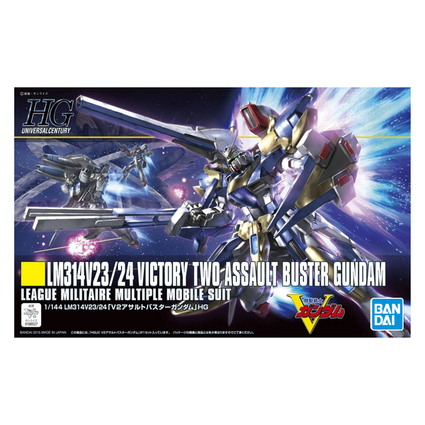 Gundam HGUC 1/144 V2 Assault Buster Gundam-Bandai-Ace Cards & Collectibles