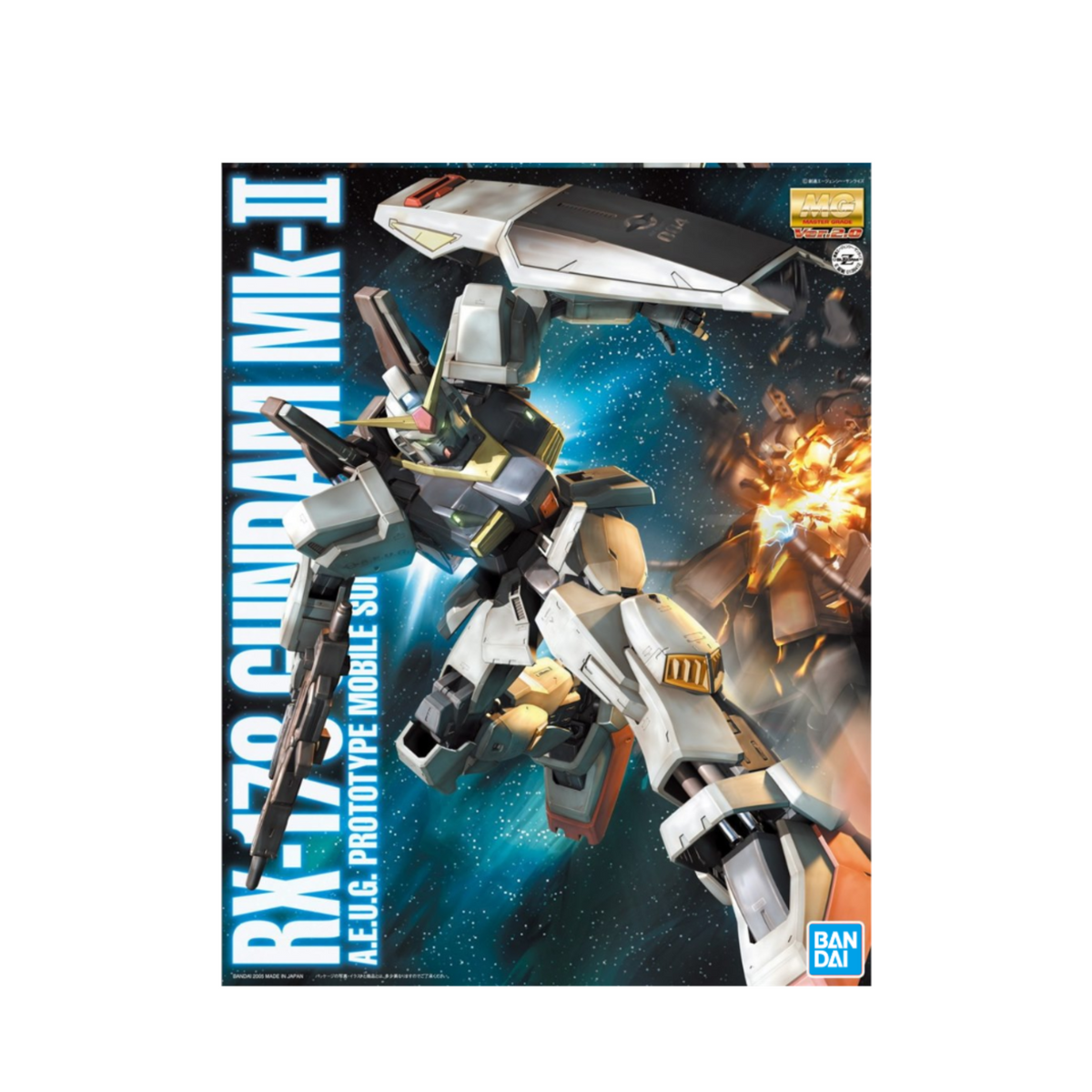 Gunpla 1/100 MG Gundam Mk-II Ver. 2.0 AEUG-Bandai-Ace Cards & Collectibles