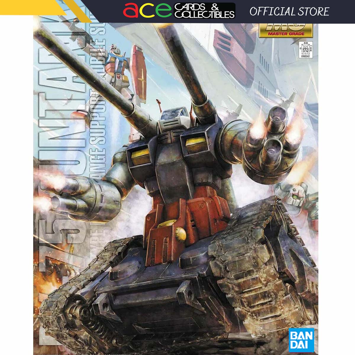 Gunpla 1/100 MG RX-75 Guntank-Bandai-Ace Cards & Collectibles